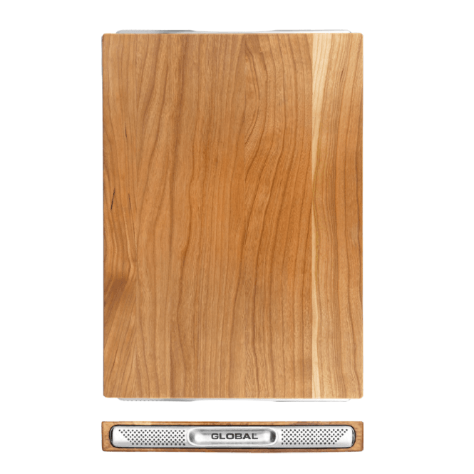 Global Cherry Wood Chopping Board, 50 x 30 cm