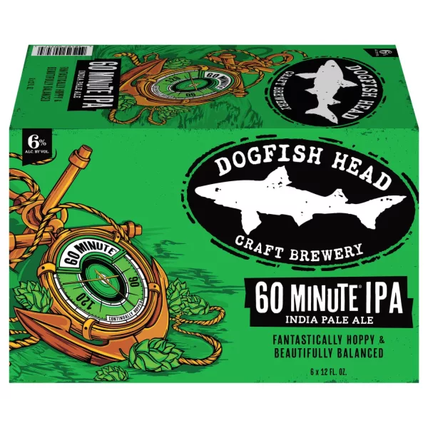 Dogfish Head 60 Minute IPA 6 Cans (12 oz)