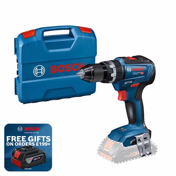 Bosch GSB 18V 55 Cordless Combi Drill (Body Only) in L BOXX 06019H5303