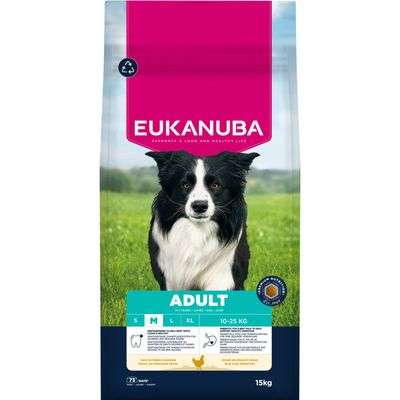 Eukanuba Adult Medium Kip 15 kg