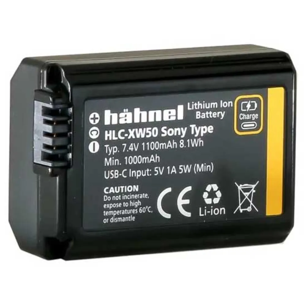 Hahnel HLC-XW50 Ultra - Sony NP-FW50 USB-C