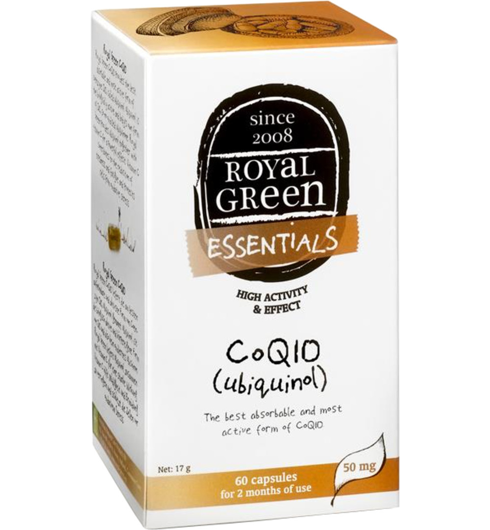 Royal Green Co-Enzyme Q10 (Ubiquinol) - 60 capsules
