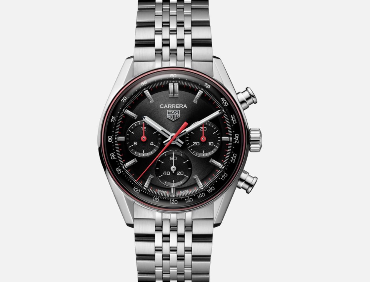 TAG Heuer Carrera Chronograph 41mm, Steel, Black Dial