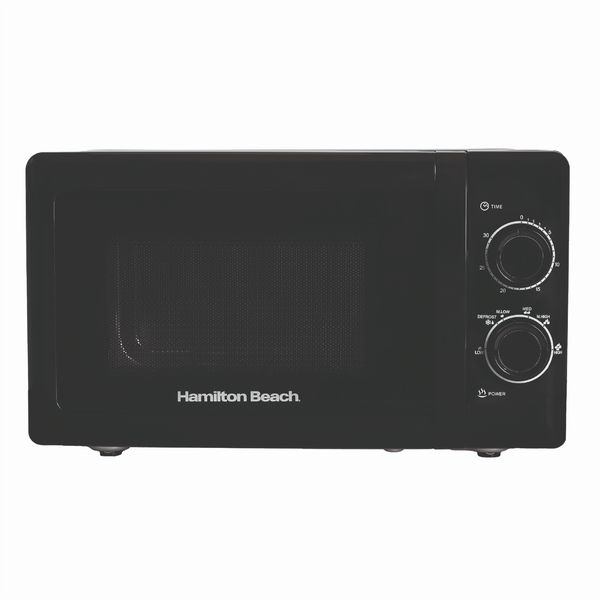 Hamilton Beach HBMX79SSB Black 20L Microwave With Stainless Steel Interior