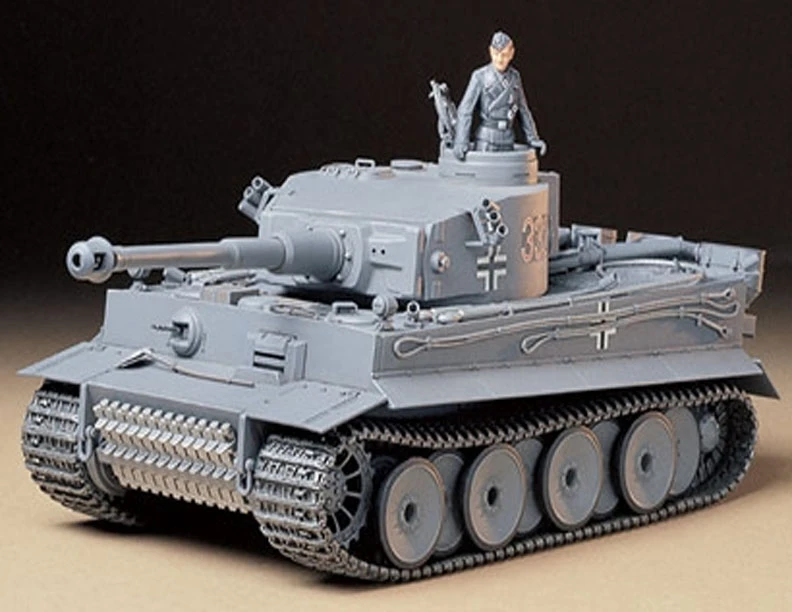 Tamiya 35216 German Tiger I Early Production 1/35 Model Kit - US