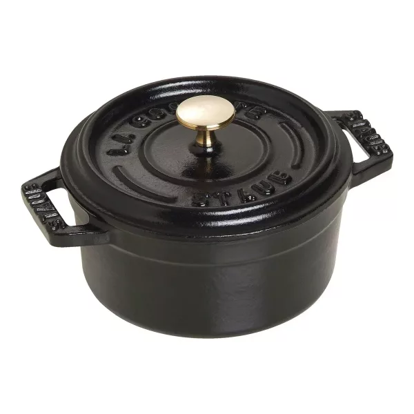 Staub mini braadpan - cocotte 10cm, 0,25L, zwart