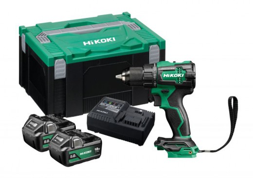 HiKOKI Brushless Combi Drill Kit (2x 5.0Ah) 18V DV18DEJFZ