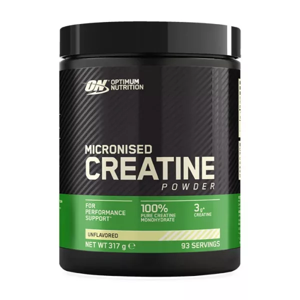 Optimum Nutrition Micronised Creatine Powder, Unflavoured Monohydrate Powder 93 Servings