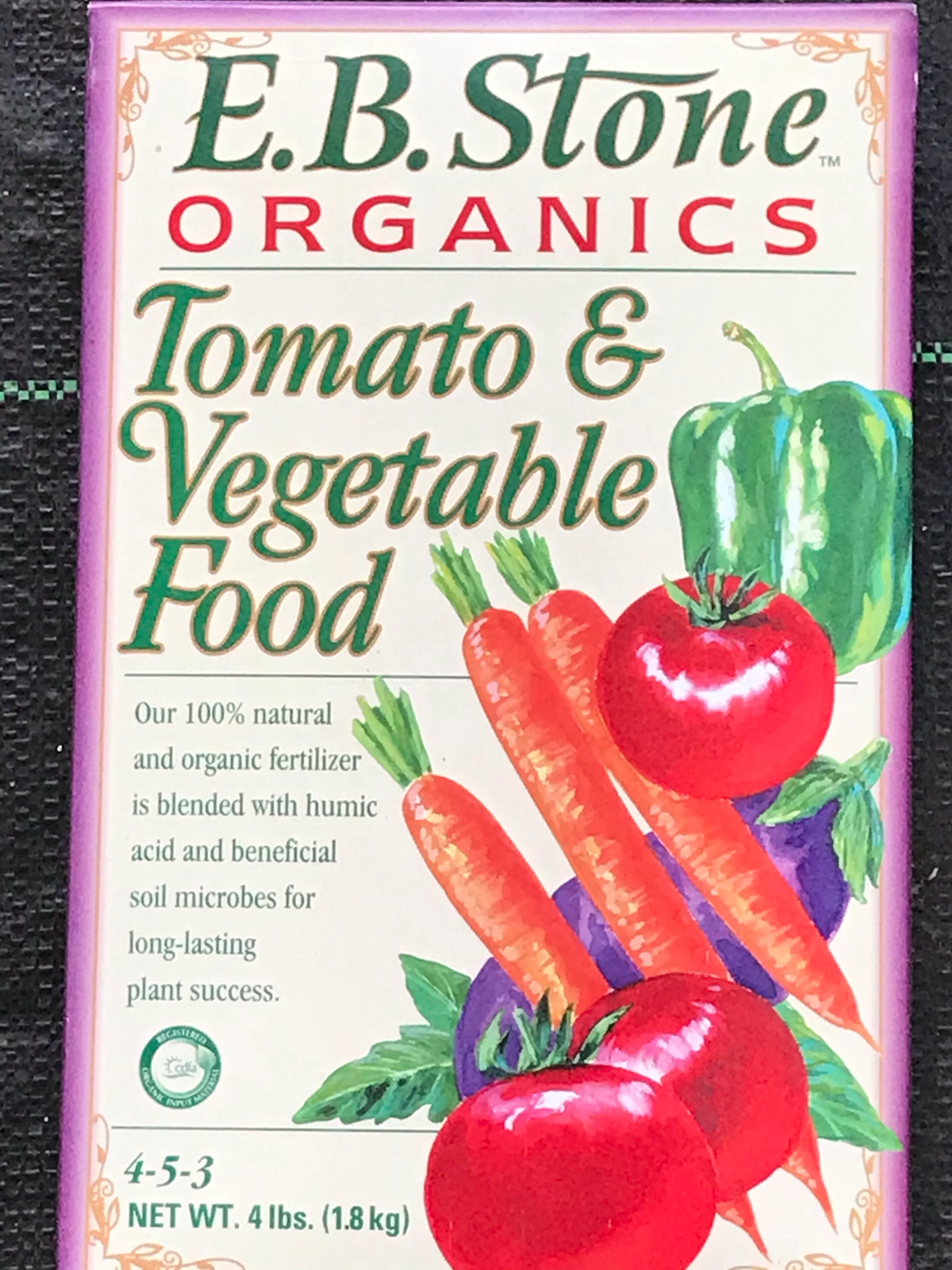 Tomato & Vegetable Food 4-5-3 (4 lb bag)