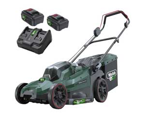Webb Eco 40V 43cm Cordless Rotary Mower with 2 x 4AH Battery & Charger