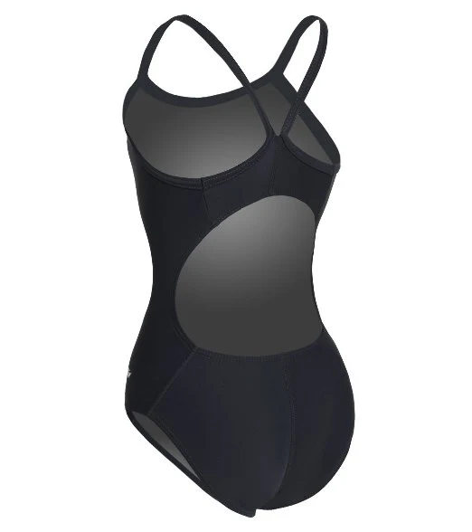 DOLFIN Women's XtraSleek Team Solid V-2 Back One Piece Swimsuit