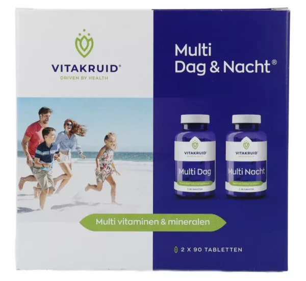 Vitakruid Multi Dag & Nacht HD 2 x 90 180.00 Tabletten