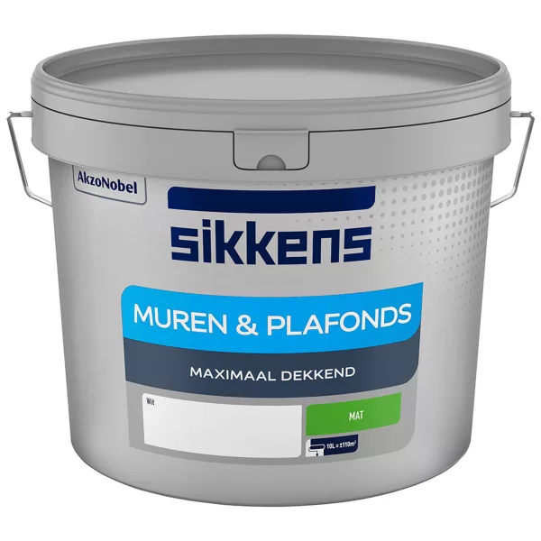 Sikkens interior wall paint matte white 10 liters