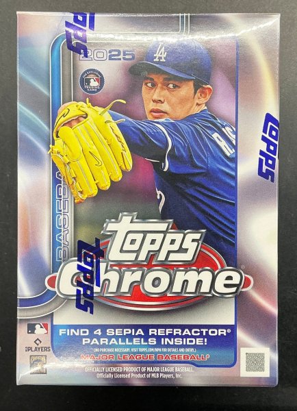 2025 TOPPS CHROME BASEBALL BLASTER, BOX
