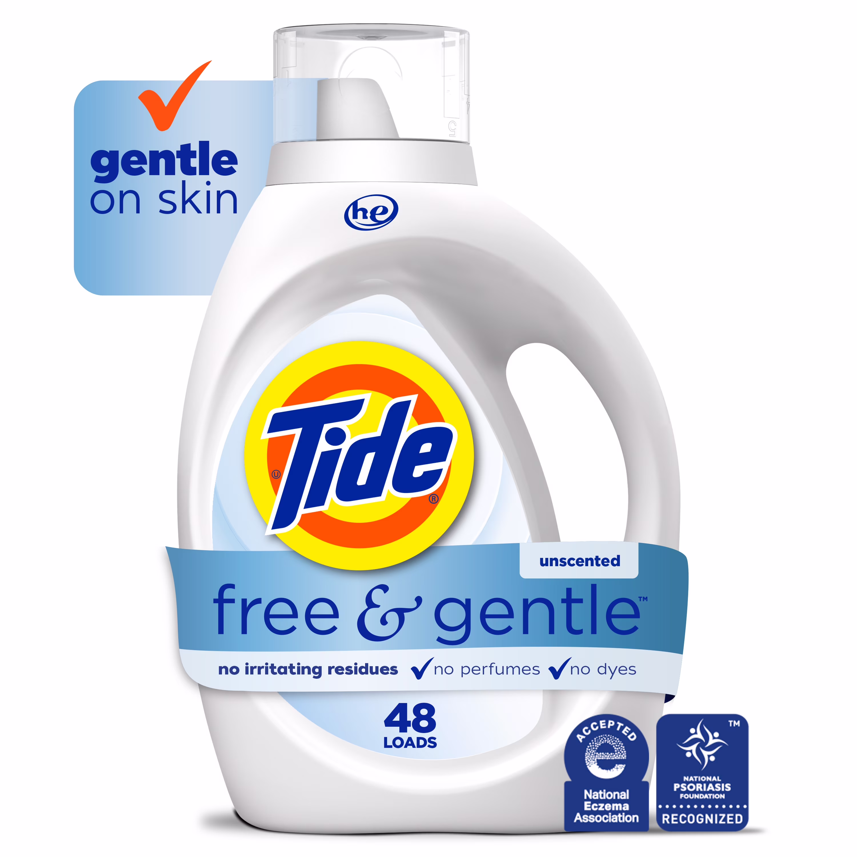 Tide Free & Gentle Liquid Laundry Detergent