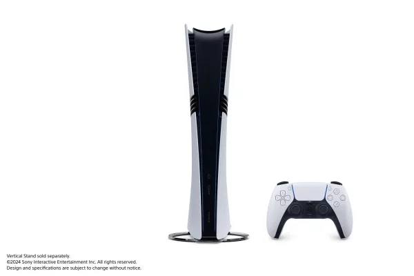 PlayStation 5 Pro Console + Disc Drive For PS5 Digital Edition Consoles - Includes PS5 Pro Console & DualSense Controller - 16 GB RAM - 2 TB SSD - Custom Integrated I/O - Up to 120fps @ 120Hz output