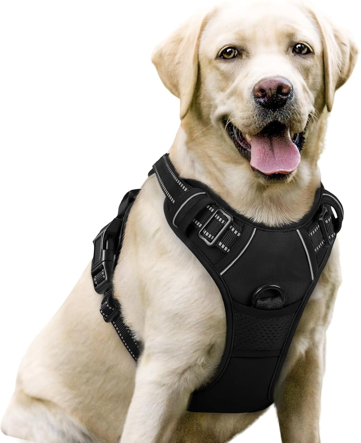 rabbitgoo Dog Harness Large Dog, No Pull Vest with Front Clip & Handle