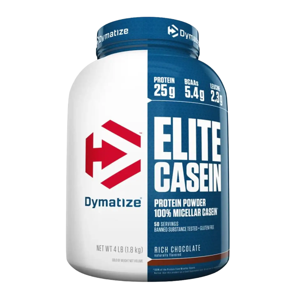 Dymatize, Elite Caseïne, rijke chocolade, 4 lb (1,8 kg)