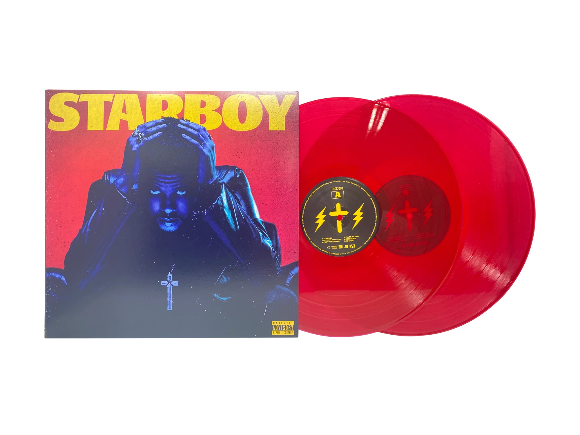 The Weeknd - Starboy 2x Translucent Red Vinyl LP