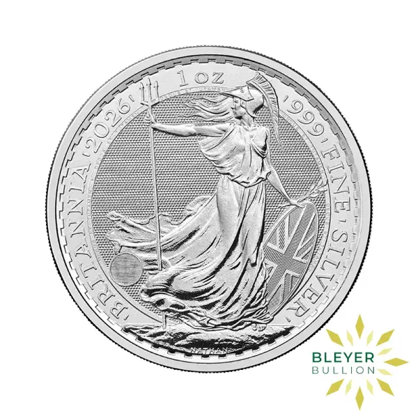 2026 Silver Britannia 1oz Coin – Royal Mint (.999 Fine Silver)