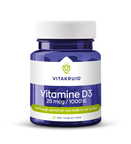 Vitakruid Vitamine D3 25 mcg
