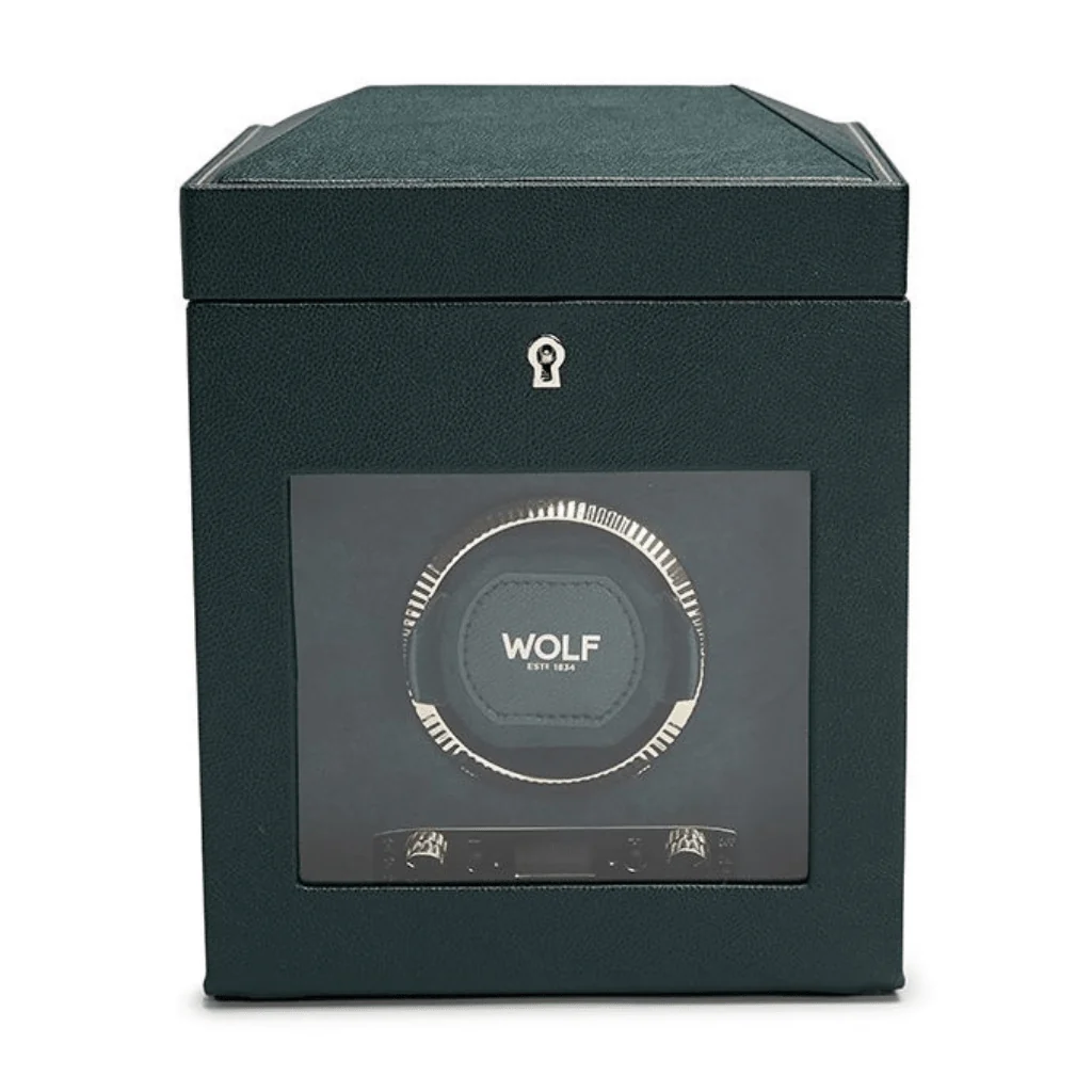 WOLF British Racing Single Watch Winder with Storage 792141