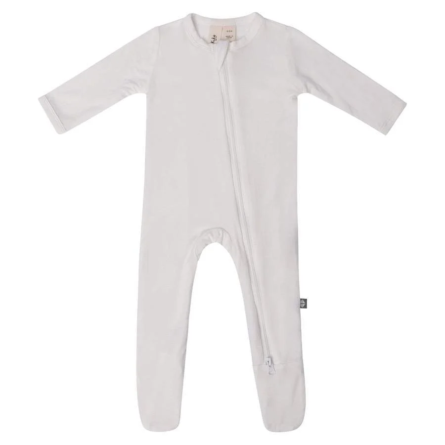 Zippered Footie in Cloud