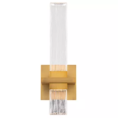 Cinaplex LED 4 inch Aged Brass ADA Wall Sconce Wall Light