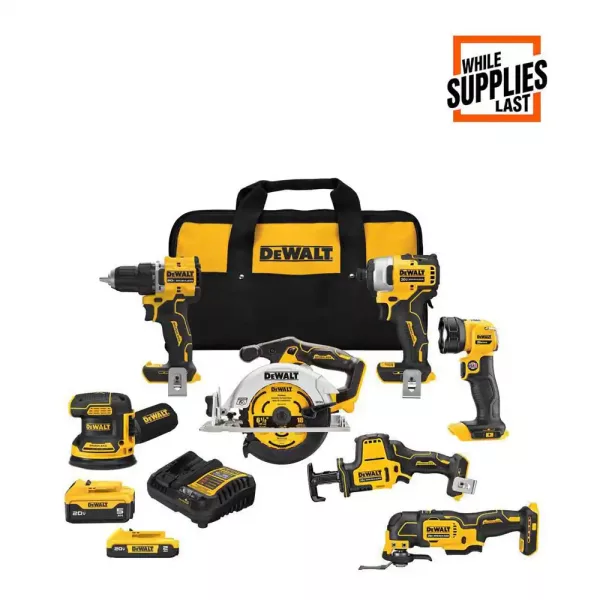 DEWALT 20V MAX XR Brushless 7-Tool Combo Kit DCK700D1P1 - Master Every Job