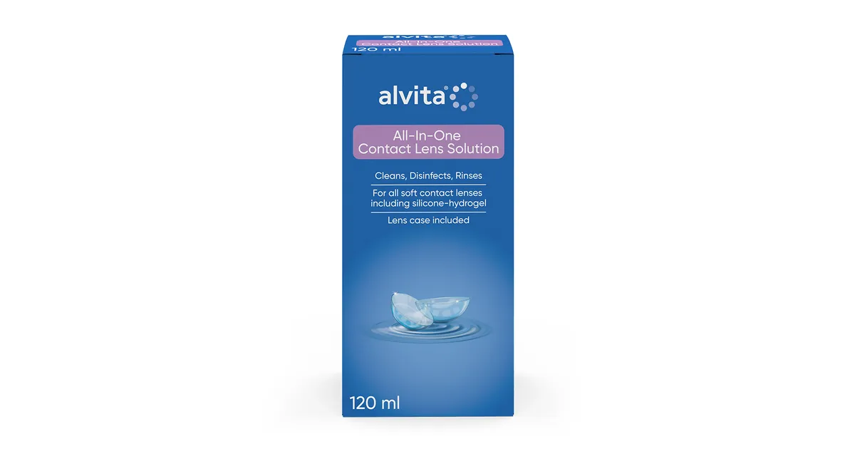 Alvita All-In-One Contact Lens Solution 120ml