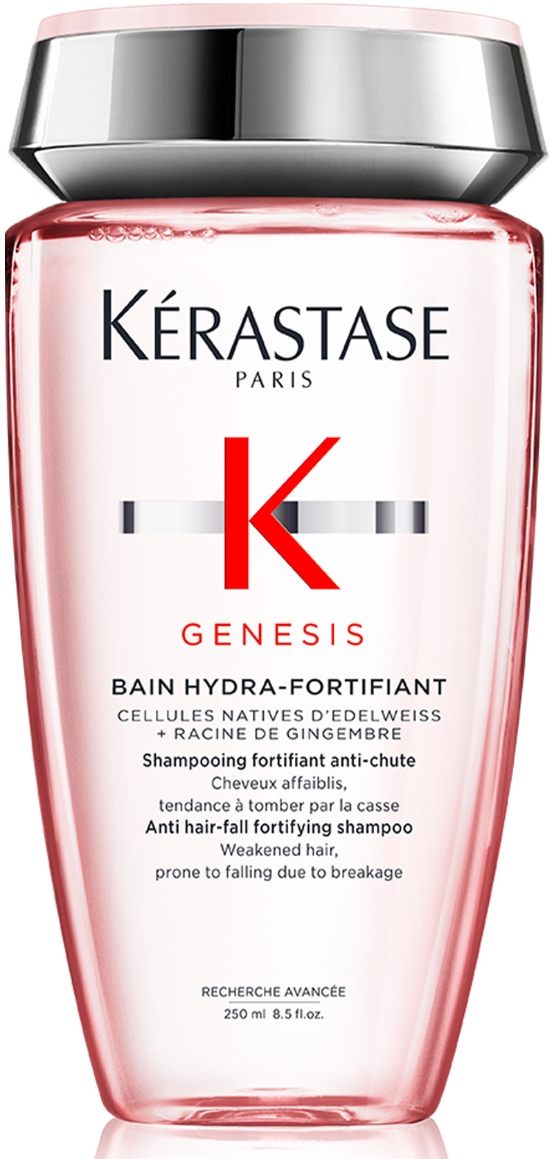 Kérastase Genesis, Fortifying Shampoo, For Weakened Hair, With Ginger Root & Edelweiss Flower, Bain Hydra-Fortifiant, 250ml