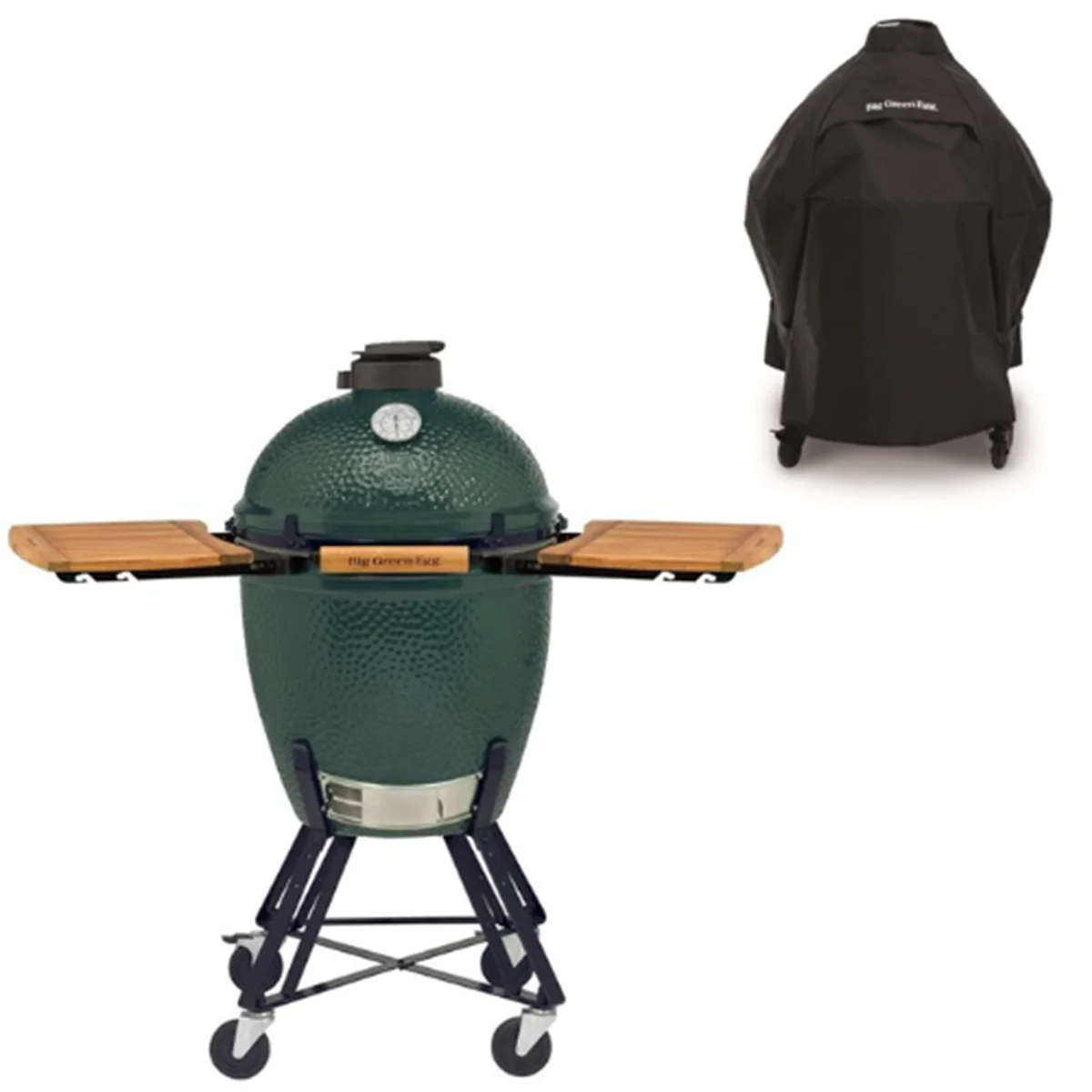 Big Green Egg Large + Onderstel + Zijplankjes + Hoes