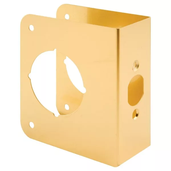 Defender Security, Solid Brass Lock And Door Reinforcer