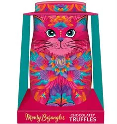 Monty Bojangles 135g Sunset Samba Cat Tin Chocolatey Truffles