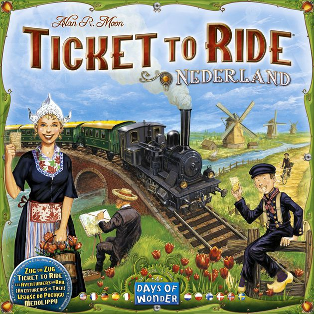 Days of wonder ticket to ride nederland - bordspel uitbreiding - meertalig inclusief nederlands