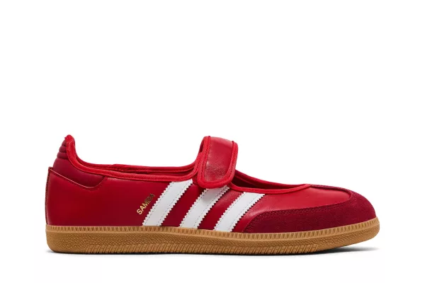 adidas Samba Jane Womens Lifestyle Shoes Better Scarlet Red Gum JQ6446