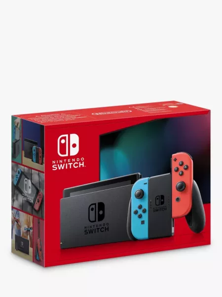 Nintendo Switch Console - Neon with improved battery