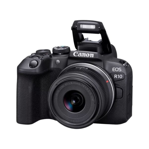 Canon EOS R10 Mirrorless Camera With 18-45mm IS STM Lens