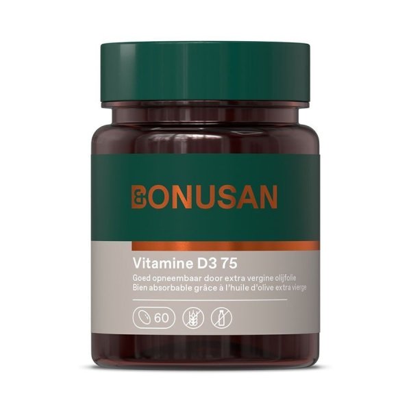 Bonusan Vitamine D3 75 mcg / 3000 IE BE 60 softgels