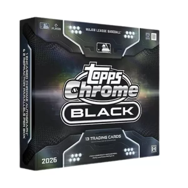 2026 Topps Chrome Black Baseball Hobby Box