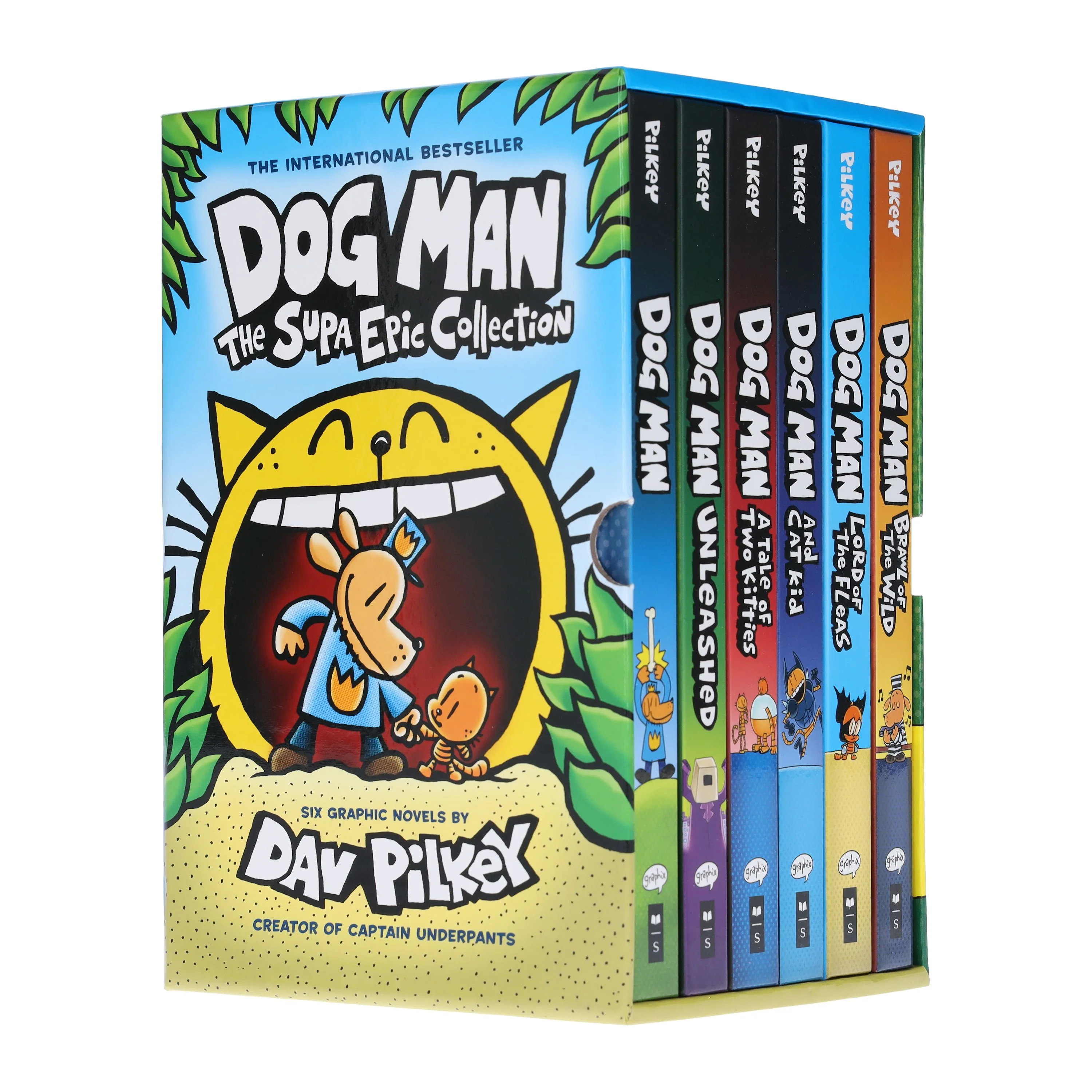 Dog Man 1-6: The Supa Epic Collection: From the Creator of Captain Underpants - Dog Man (Hardback)