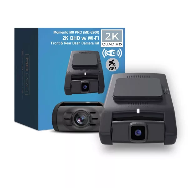 Momento MD-8200 M8 Pro 2K UHD Front And Rear Dash Camera