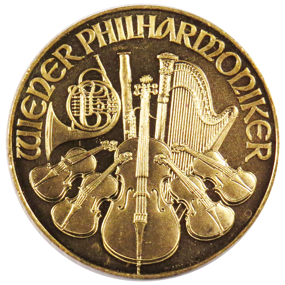 Austria 1 oz Gold Philharmonic BU (Random Year)