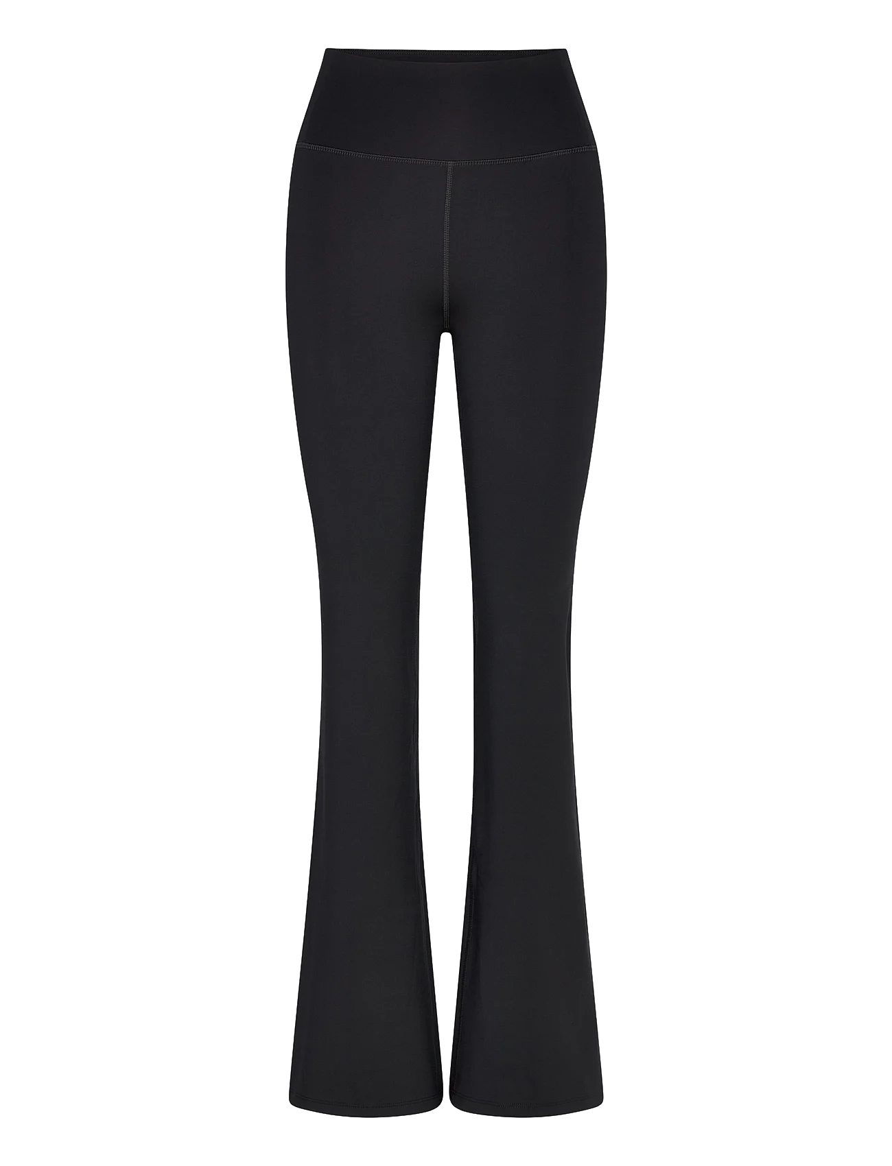 Compressive high-rise flared legging zwart