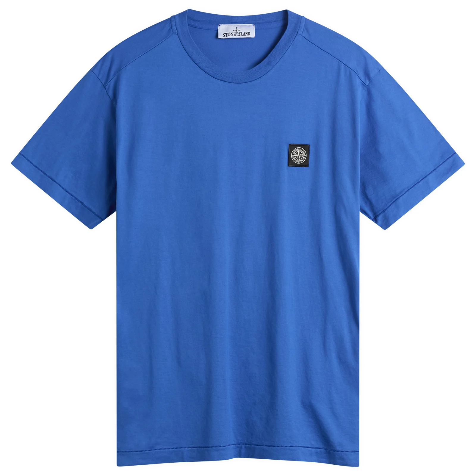 STONE ISLAND Logo-patch regular-fit cotton-jersey T-shirt
