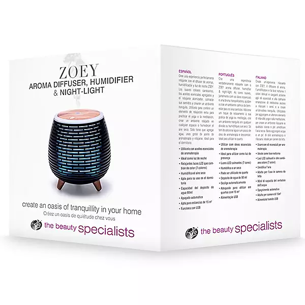 RIO Zoey Aromatherapy Diffuser & Humidifier - Dark Brown