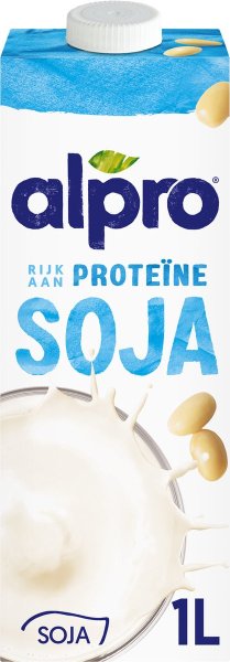 Alpro Soja Drink Original Pak 1 Ltr Vegan, Glutenvrij, Lactosevrij (8 stuks)