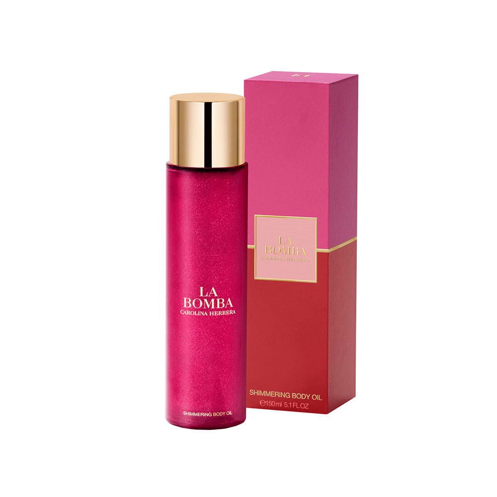 Carolina Herrera La Bomba Shimmering Body Oil, 5 oz.