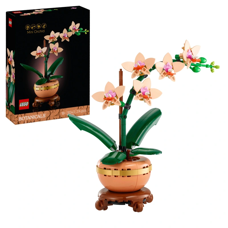 LEGO Botanicals Mini Orchid Construction Set 10343