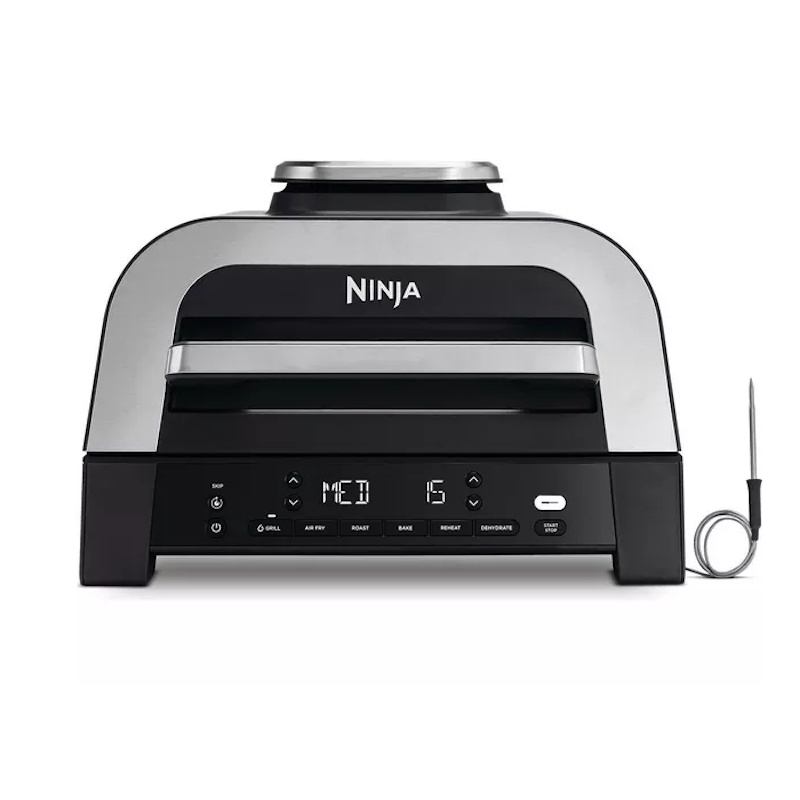 NINJA DG551UK 6-in-1 MAX Indoor Grill & Air Fryer - Grey & Silver